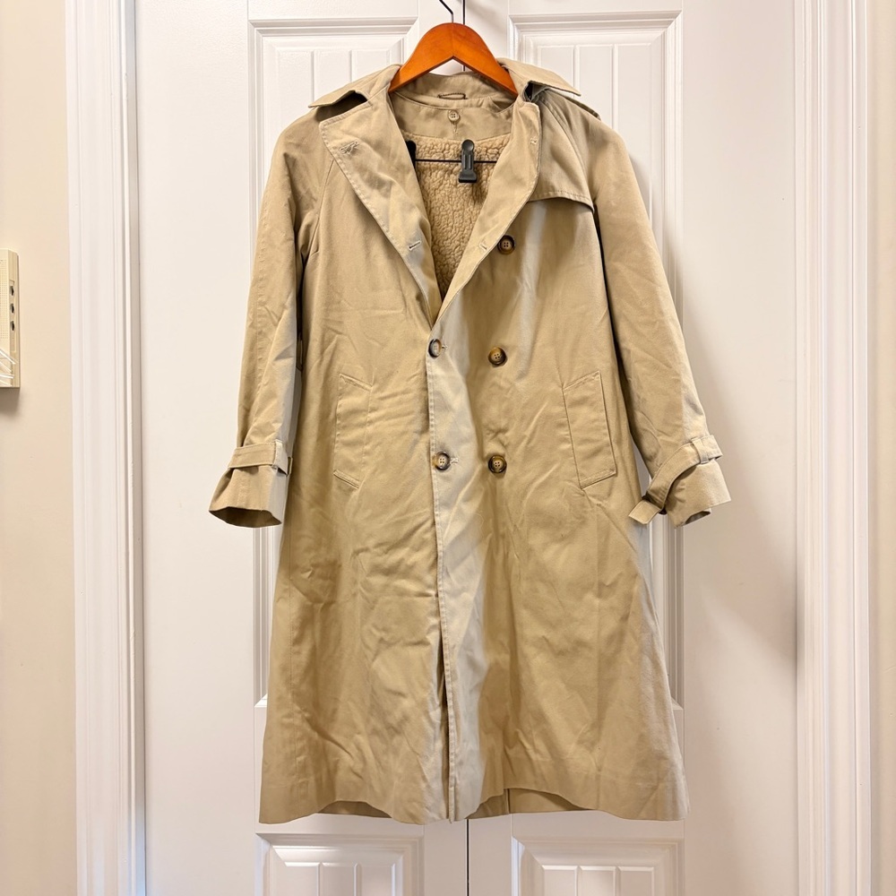 Vintage Tailorwear Trench Coat Tan – Made in England (Women's XXS Petite)